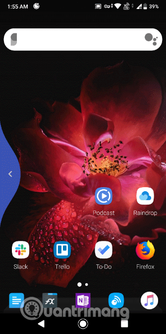 Ứng dụng Fluid Navigation Gestures