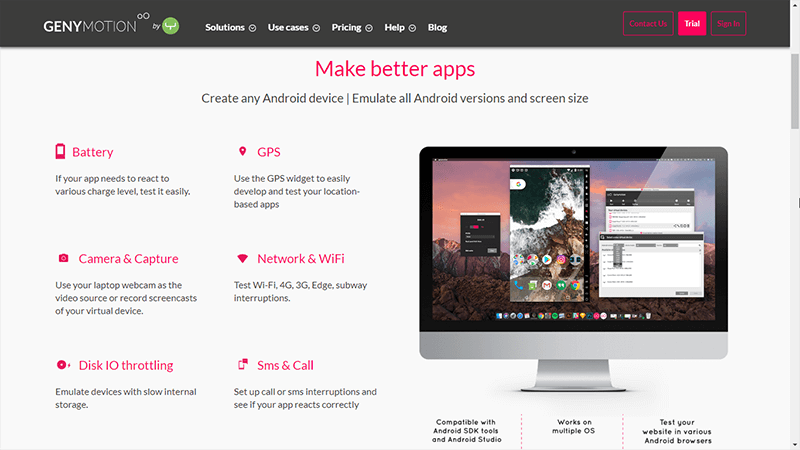 Trình giả lập Genymotion