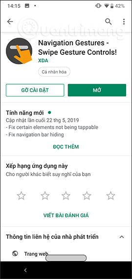 Hiện thanh Home trên mọi giao diện
