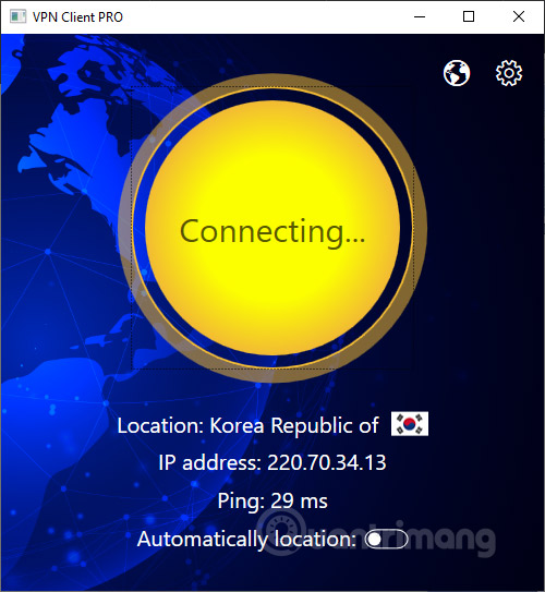 Kết nối lại vị trí