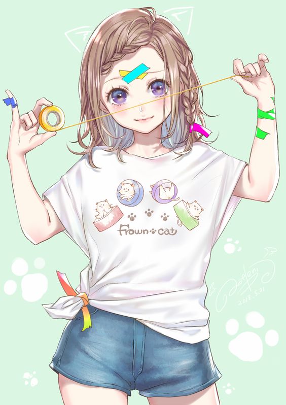 Hình nền chibi vô cùng sinh động cho điện thoại 10