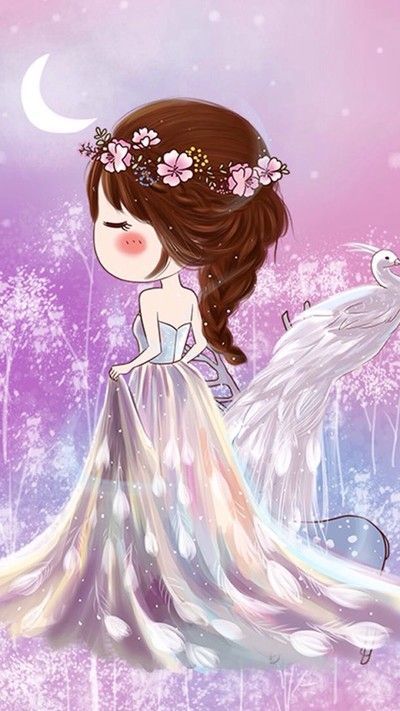 Hình nền chibi vô cùng sinh động cho điện thoại 12