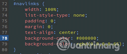 Quy tắc kiểu cho hình nền thay thế