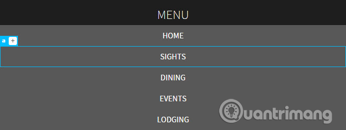 Menu điều hướng