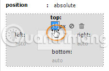Chọn đơn vị px