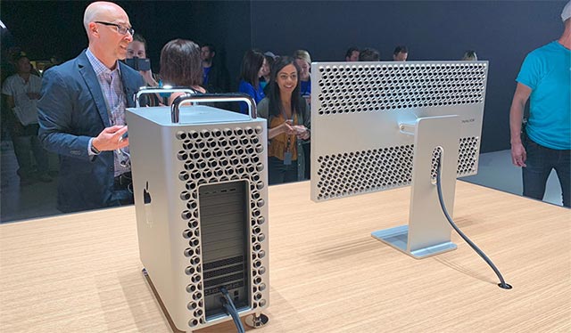 Pro Display XDR có thiết kế đồng bộ với Mac Pro 2019