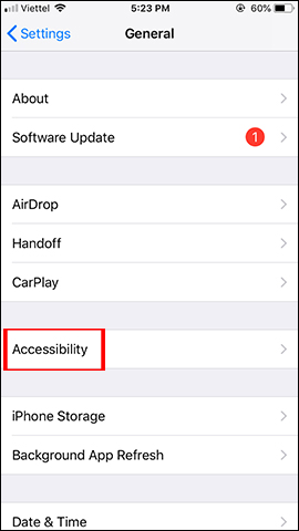 Open Accessibility