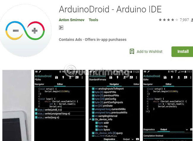 Ứng dụng Arduino Android
