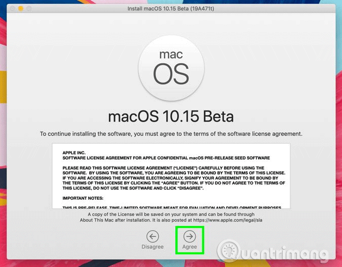 Hướng dẫn nâng cấp Mac lên phiên bản macOS 10.15 Catalina Developer Beta