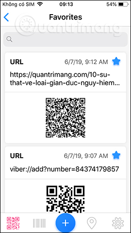 Picture 14 of How to use Qrabber to scan and create QR codes on iPhone