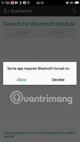 Bật Bluetooth trên điện thoại