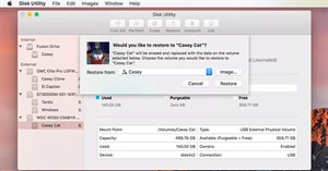 Sử dụng Disk Utility để sao chép ổ trên Mac