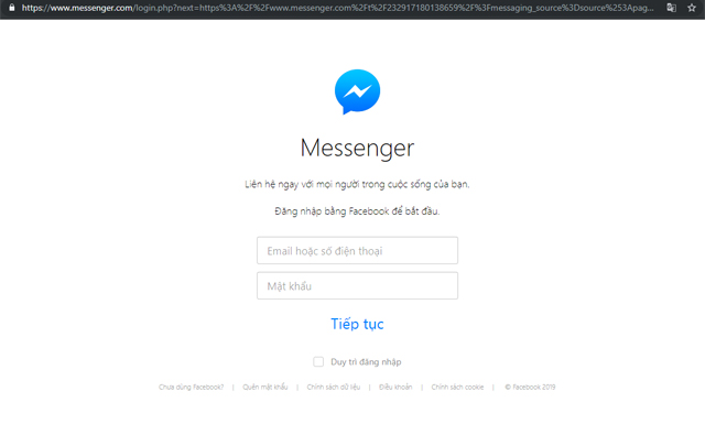 Chat Facebook 