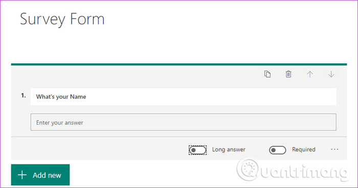 Hướng dẫn sử dụng Microsoft Forms