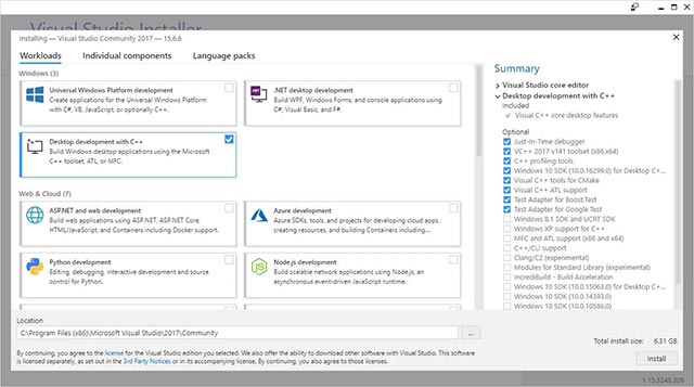 Visual Studio Express 2017