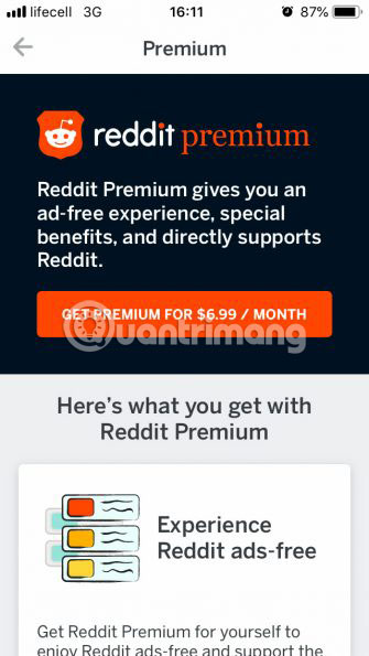 Reddit Premium thay thế Reddit Gold