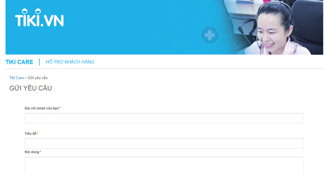 Tổng đài Tiki