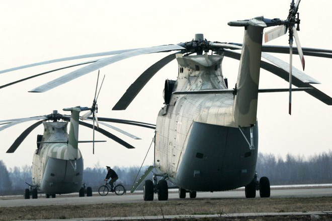 The world's largest helicopter Mi-26
