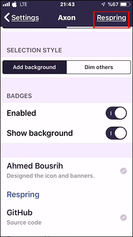 Áp dụng thay đổi