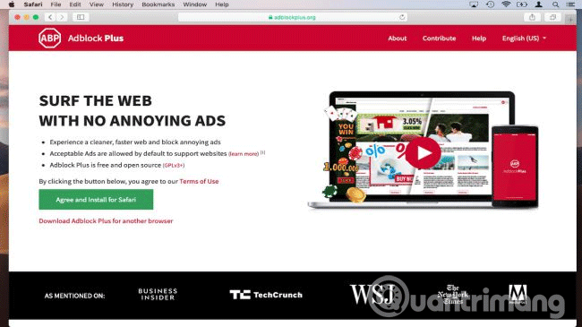 Sử dụng extension trình duyệt