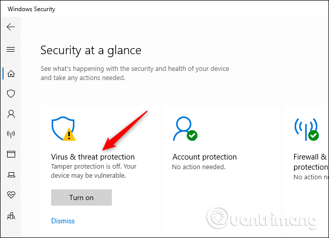 Cách bật Tamper Protection cho Windows Security trên Windows 10