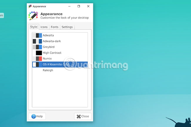 Giải nén file vào thư mục /.theme/