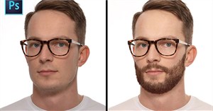 Cách tạo kiểu tóc và râu trong Photoshop
