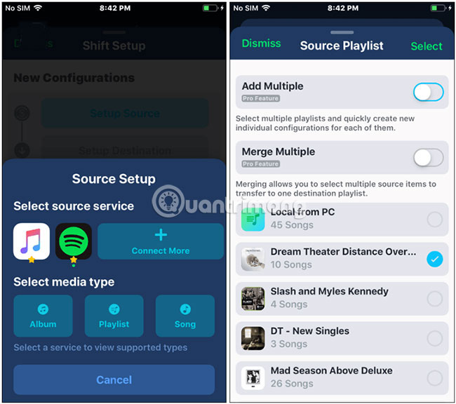 Chuyển danh sách phát