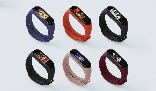 Mi Band 4 sẽ có 6 tùy chọn màu sắc 
