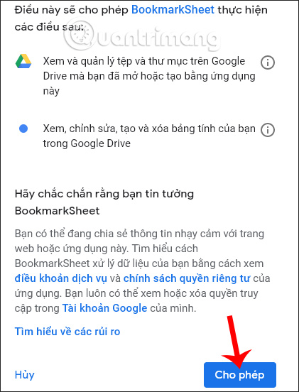 Sử dụng Google Drive