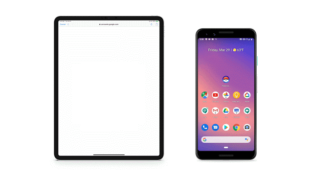 sử dụng điện thoại Sử dụng điện thoại Android để đăng nhập vào Google trên thiết bị iOS