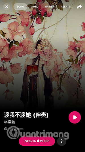 Bài hát được tìm