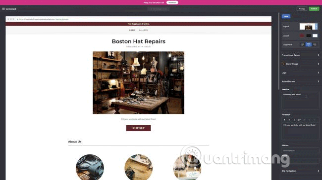 Thêm nội dung cho trang