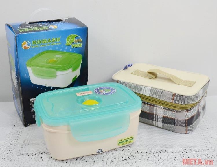 hộp cơm cắm điện komasu km48t