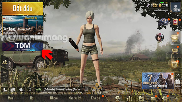 Sảnh PUBG Mobile