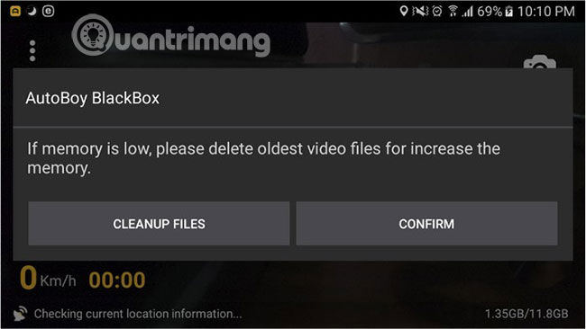Nhấn nút Confirm để ghi đè 