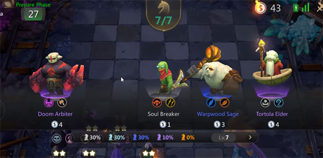 Auto Chess Mobile tướng 4 gold