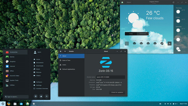 Giao diện kiểu Windows hỗ trợ giao diện tối Dark Mode.