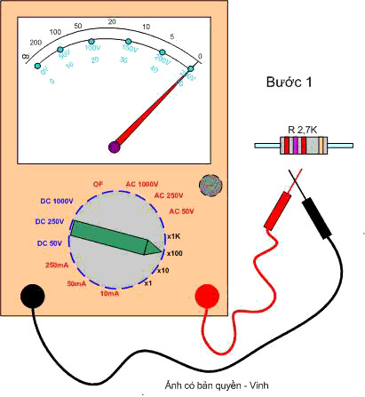 Hướng dẫn đo điện trở bằng đồng hồ vạn năng