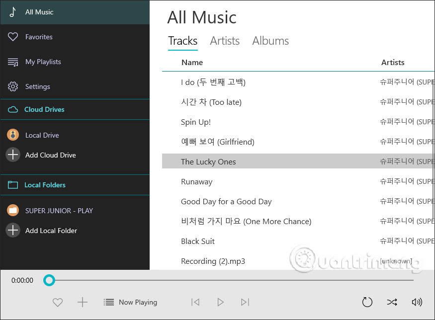 Cách nghe nhạc Google Drive trên Windows 10