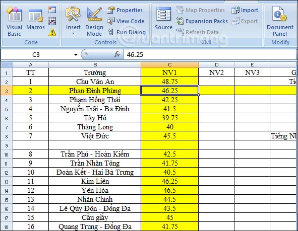 Hướng dẫn tô màu dòng xen kẽ trong Excel - Fptshop.com.vn