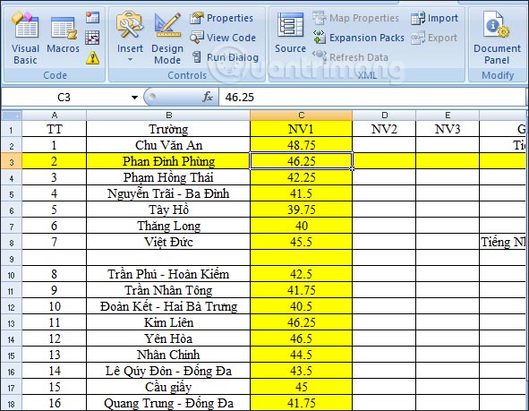 Cách ẩn số 0 trong Excel nhanh chóng, đơn giản nhất