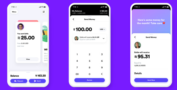 Hình ảnh được lấy từ buổi họp báo của Facebook, cho thấy một số phương thức sử dụng đồng tiền mới này.