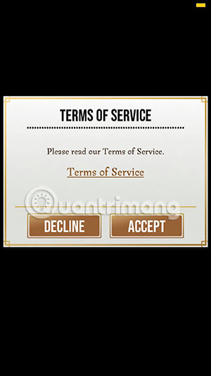 Đồng ý với điều khoản Harry Potter Wizard Unite