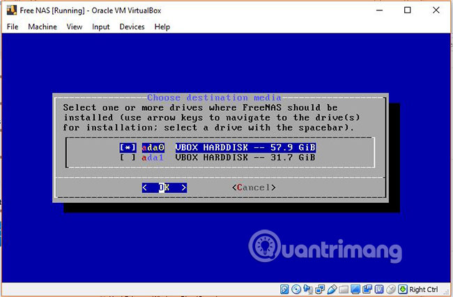 Sử dụng các nút mũi tên