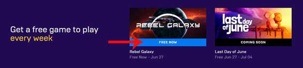 Kích vào ảnh đại diện của Rebel Galaxy