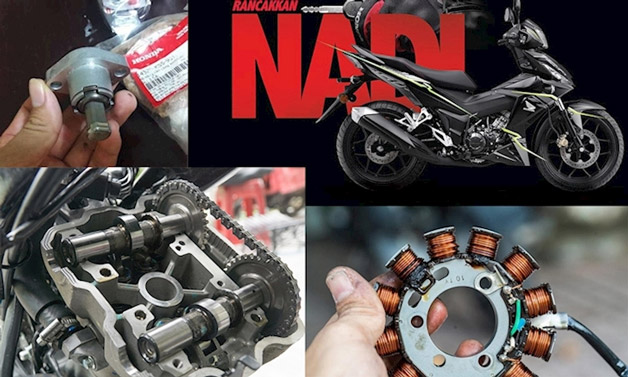 Rất có thể cụm động cơ 150cc của Winner được giữ nguyên.