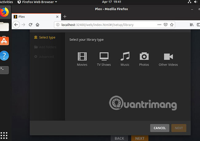 Chọn loại file media