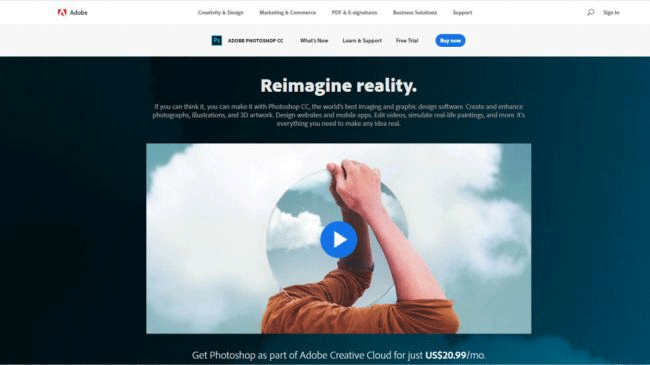 Phần mềm Adobe Photoshop CC