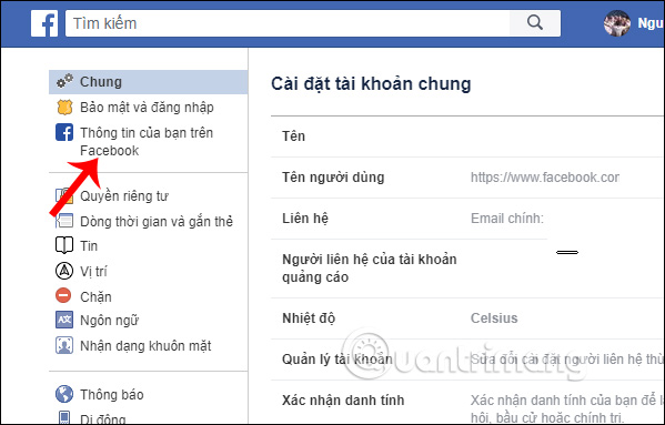 Thông tin của bạn